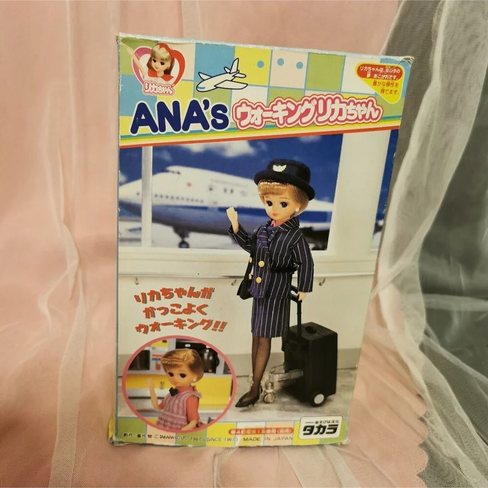 Takara Licca Chan Doll Box Japan Japanese Barbie Retro Vintage Cute Toys 1/6 BJD